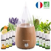 Coffret composé d'un diffuseur et de 8 huiles essentielles.