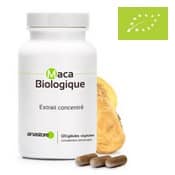 Extrait concentré de maca biologique en gélules.